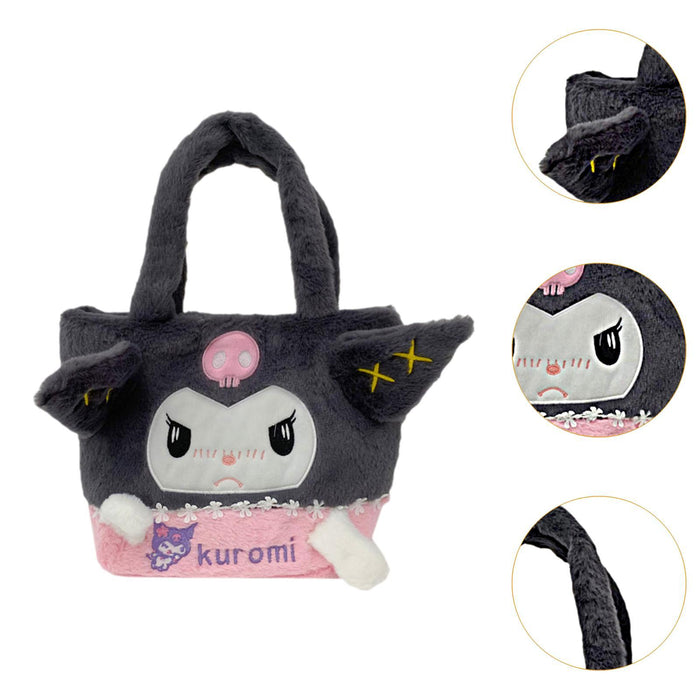 Women Tote Bag Fashionable Cute Stylish Travel Bag for Birthday Party Summer Kuromi