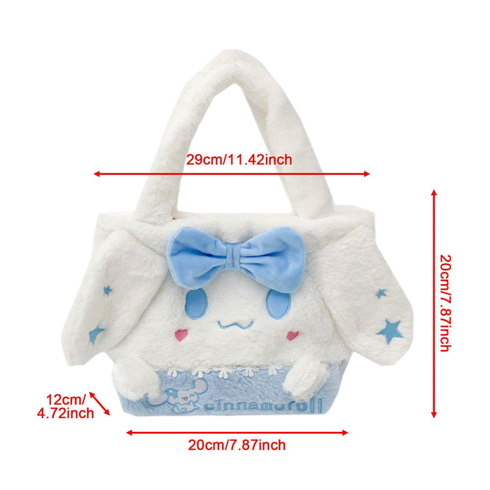 Women Tote Bag Fashionable Cute Stylish Travel Bag for Birthday Party Summer Cinnamoroll