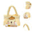 Women Tote Bag Fashionable Cute Stylish Travel Bag for Birthday Party Summer Pom Pom Purin