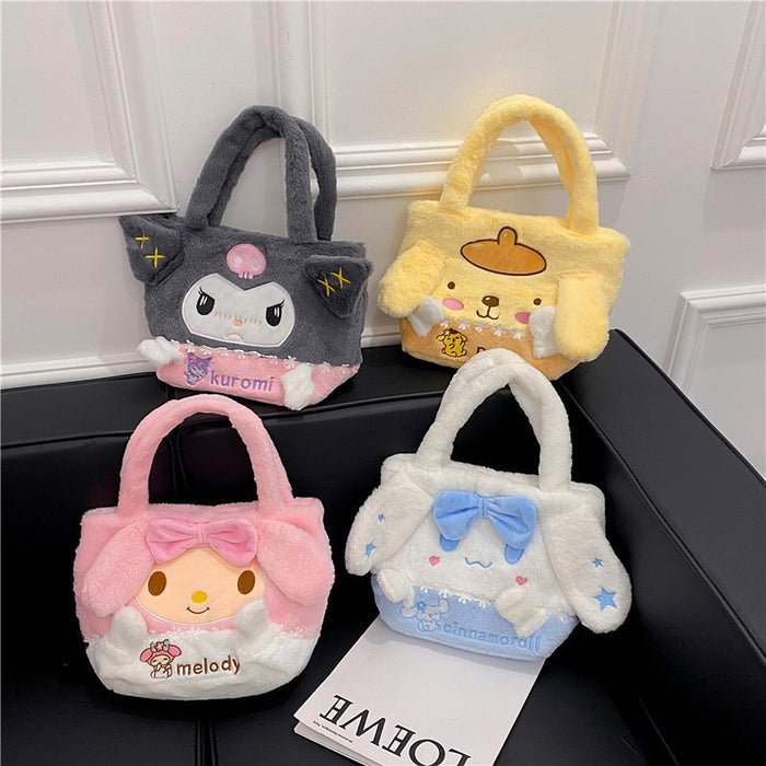 Women Tote Bag Fashionable Cute Stylish Travel Bag for Birthday Party Summer Pom Pom Purin