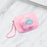 Cartoon Plush Purse Pendant Keychain for Gifts Party Favors Supplies Holiday Pink