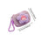 Cartoon Plush Purse Pendant Keychain for Gifts Party Favors Supplies Holiday Purple