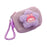 Cartoon Plush Purse Pendant Keychain for Gifts Party Favors Supplies Holiday Purple