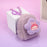 Cartoon Plush Purse Lightweight Girls Wallet for Dating Gifts Party Supplies Purple