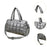 Women Shoulder Handbag Crossbody Bag for Street Business Trips Birthday Gift Gray