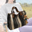 Women Tote Bag Large Capacity Pouch Crossbody Bag for Party Leisure Shopping Black