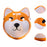 Shiba Inu Mask Cosplay Adults Face Mask for Festival Role Playing Night Club