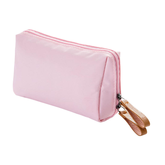 Travel Makeup Bag Lightweight Cosmetic Organizer for Vanity Commuting Travel Pink