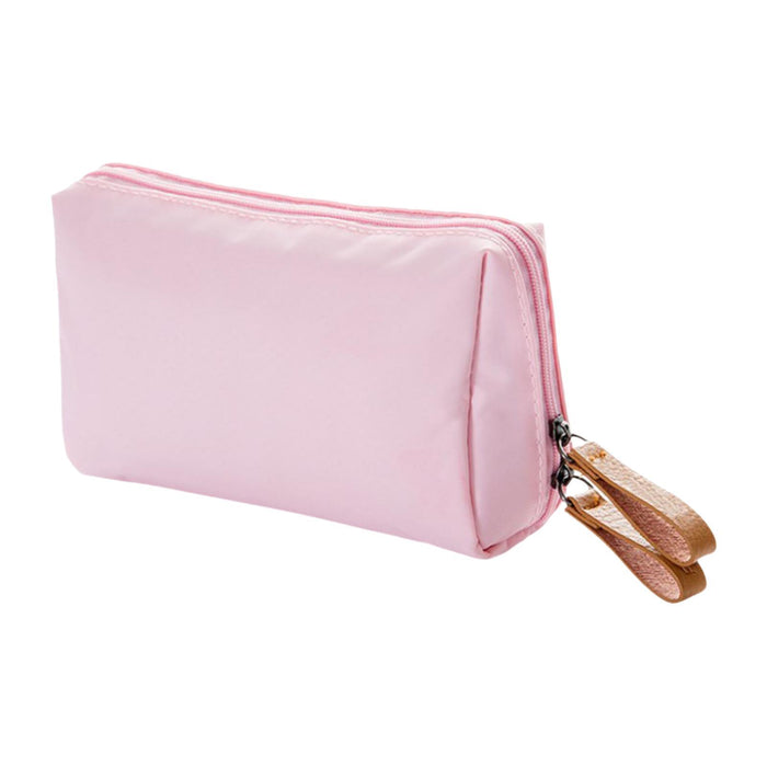 Travel Makeup Bag Lightweight Cosmetic Organizer for Vanity Commuting Travel Pink