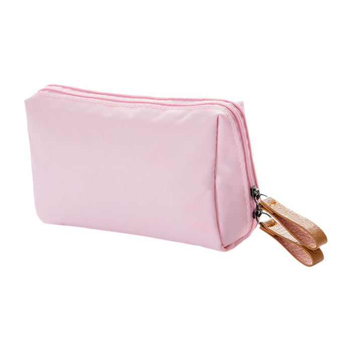 Travel Makeup Bag Lightweight Cosmetic Organizer for Vanity Commuting Travel Pink