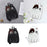 Canvas Backpack Wallet Cute Shoulder Bag for Shopping Decoration Anniversary Black