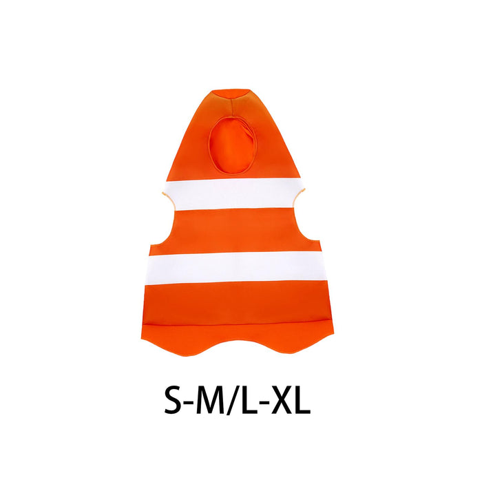 Traffic Cone Costume Festival Kids Halloween Costume for Children Girls Boys S to M