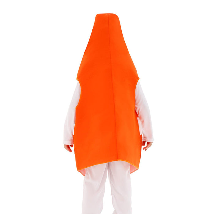 Traffic Cone Costume Festival Kids Halloween Costume for Children Girls Boys S to M