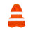 Traffic Cone Costume Festival Kids Halloween Costume for Children Girls Boys S to M