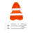 Traffic Cone Costume Festival Kids Halloween Costume for Children Girls Boys S to M