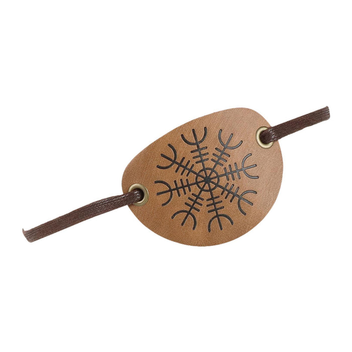 Cosplay Eye Patch Novelty Adults Costume Accessory for Role Play Party Favor Light Brown