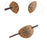 Cosplay Eye Patch Novelty Adults Costume Accessory for Role Play Party Favor Light Brown