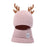 Winter Hat Headwear Neck Scarf Funny Knitted Hat for Women Men Birthday Gift Pink