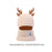 Winter Hat Headwear Neck Scarf Funny Knitted Hat for Women Men Birthday Gift Beige