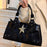 Women's Gothic Handbag Y2K Zipper Closure Tote Bag for Travel Vacation Party