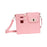 Water Bottle Bag Satchel Trendy Adjustable Strap Casual Water Bottle Carrier Pink