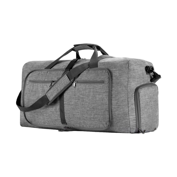 Carry on Bag Lightweight Tote over Night Bag for Business Travelling Camping Gray