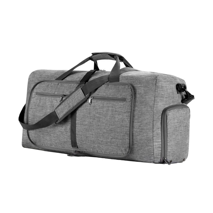 Carry on Bag Lightweight Tote over Night Bag for Business Travelling Camping Gray