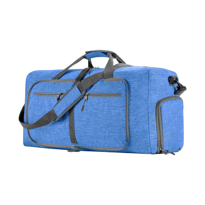 Carry on Bag Lightweight Tote over Night Bag for Business Travelling Camping Blue