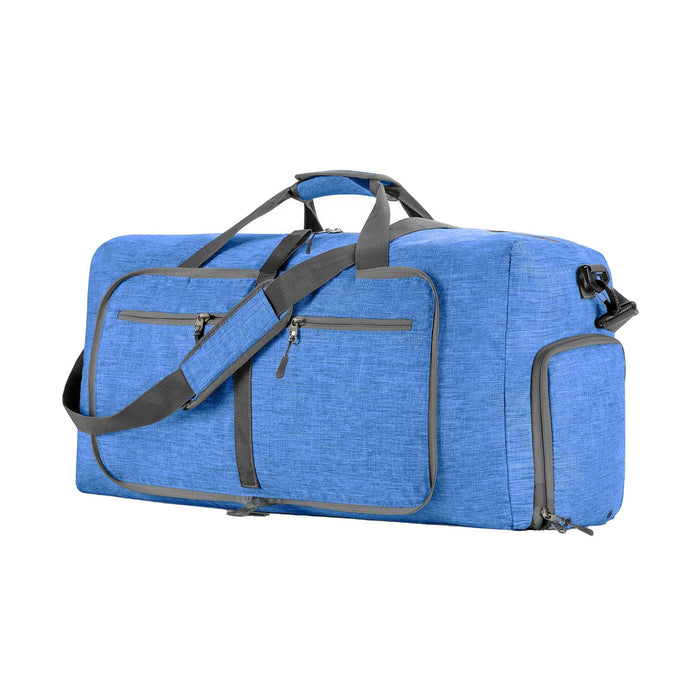 Carry on Bag Lightweight Tote over Night Bag for Business Travelling Camping Blue