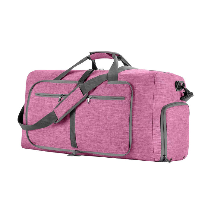 Carry on Bag Lightweight Tote over Night Bag for Business Travelling Camping Pink