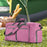 Carry on Bag Lightweight Tote over Night Bag for Business Travelling Camping Pink