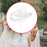 Women Cowboy Hat Casual Adults with Adjustable Chin Strap Sun Protection Hat White