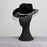 Women Cowboy Hat Casual Adults with Adjustable Chin Strap Sun Protection Hat Black