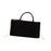 Suede Tote Bag for Women Simple Portable Fashion Purse Work Bag Faux Leather Black