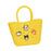 Beach Hole Bag Waterproof Travel Bag Handbag Summer Portable Shopping Basket Yellow