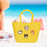 Beach Hole Bag Waterproof Travel Bag Handbag Summer Portable Shopping Basket Yellow