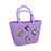 Beach Hole Bag Waterproof Travel Bag Handbag Summer Portable Shopping Basket Violet