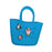 Beach Hole Bag Waterproof Travel Bag Handbag Summer Portable Shopping Basket Blue