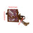 Womens Crossbody Bag PU Leather Wallet Stylish Adjustable Strap Shoulder Bag Red