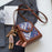 Womens Crossbody Bag PU Leather Wallet Stylish Adjustable Strap Shoulder Bag Blue