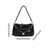 Women Shoulder Bag Elegant Pouch Underarm Bag for Outdoor Commuting Birthday Black