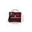 Women Piano Box Shaped Handbag Trendy Crossbody Bag for Summer Dating Travel Red