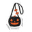 Pumpkin Crossbody Bag Cartoon Versatile Bag Purse for Shopping Casual Travel Smiling Face