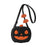 Pumpkin Crossbody Bag Cartoon Versatile Bag Purse for Shopping Casual Travel Smiling Face