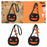 Pumpkin Crossbody Bag Cartoon Versatile Bag Purse for Shopping Casual Travel Smiling Face