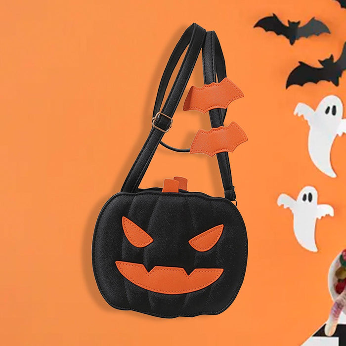 Pumpkin Crossbody Bag Cartoon Versatile Bag Purse for Shopping Casual Travel Anger