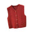 Women Knit Cardigan Vest Button Waistcoat for Commuting Indoor Office Red