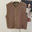 Women Knit Cardigan Vest Button Waistcoat for Commuting Indoor Office Coffee