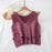 Women Sweater Vest Breathable V Neck Casual Fashion Jumpers Sleeveless Gilet Grape Purple