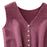 Women Sweater Vest Breathable V Neck Casual Fashion Jumpers Sleeveless Gilet Grape Purple